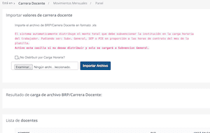 BRP y Carrera Docente